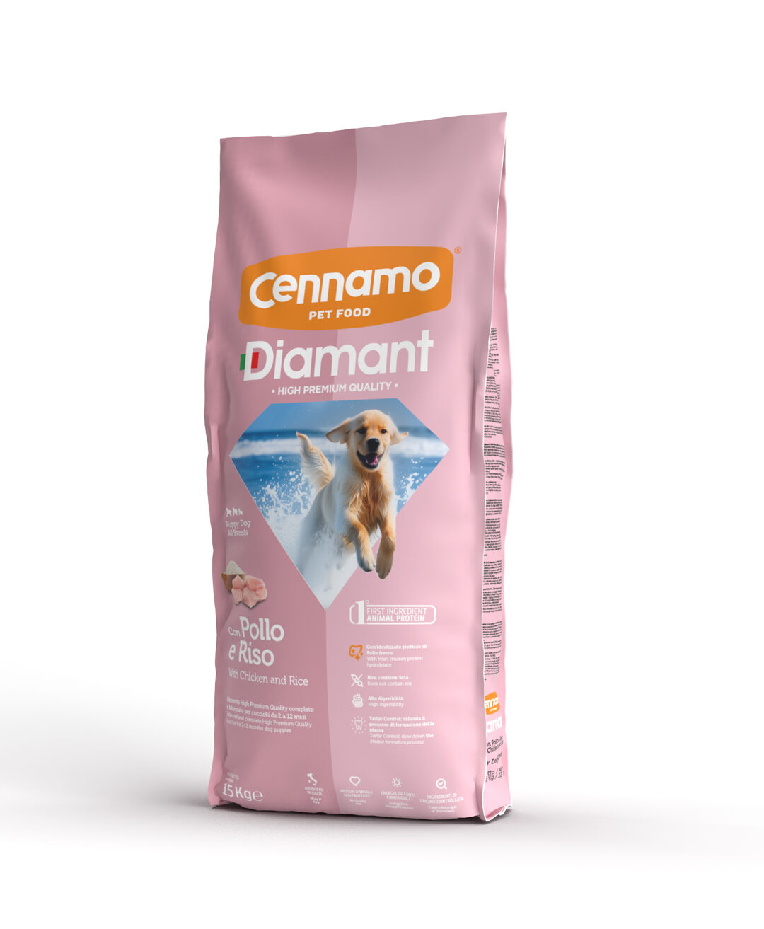 Diamant_dog_puppy_15kg_pesce